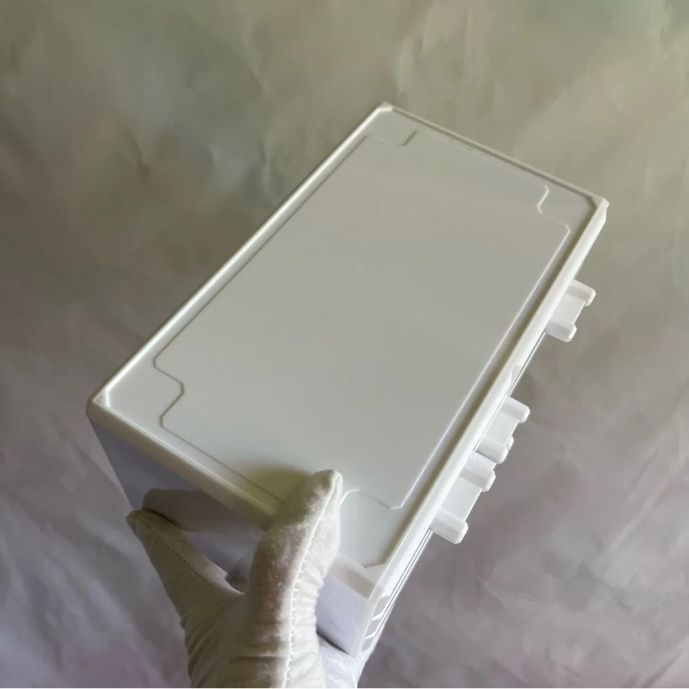 White Acrylic Multi-Drawer Cosmetic Organizer